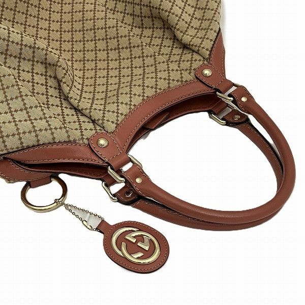 Gucci Gucci Gucci Sukey Diamante Canvas Leather Handbag 211944 Canvas Handbag 211944 in Good Condition Size ONE SIZE - 8 Thumbnail