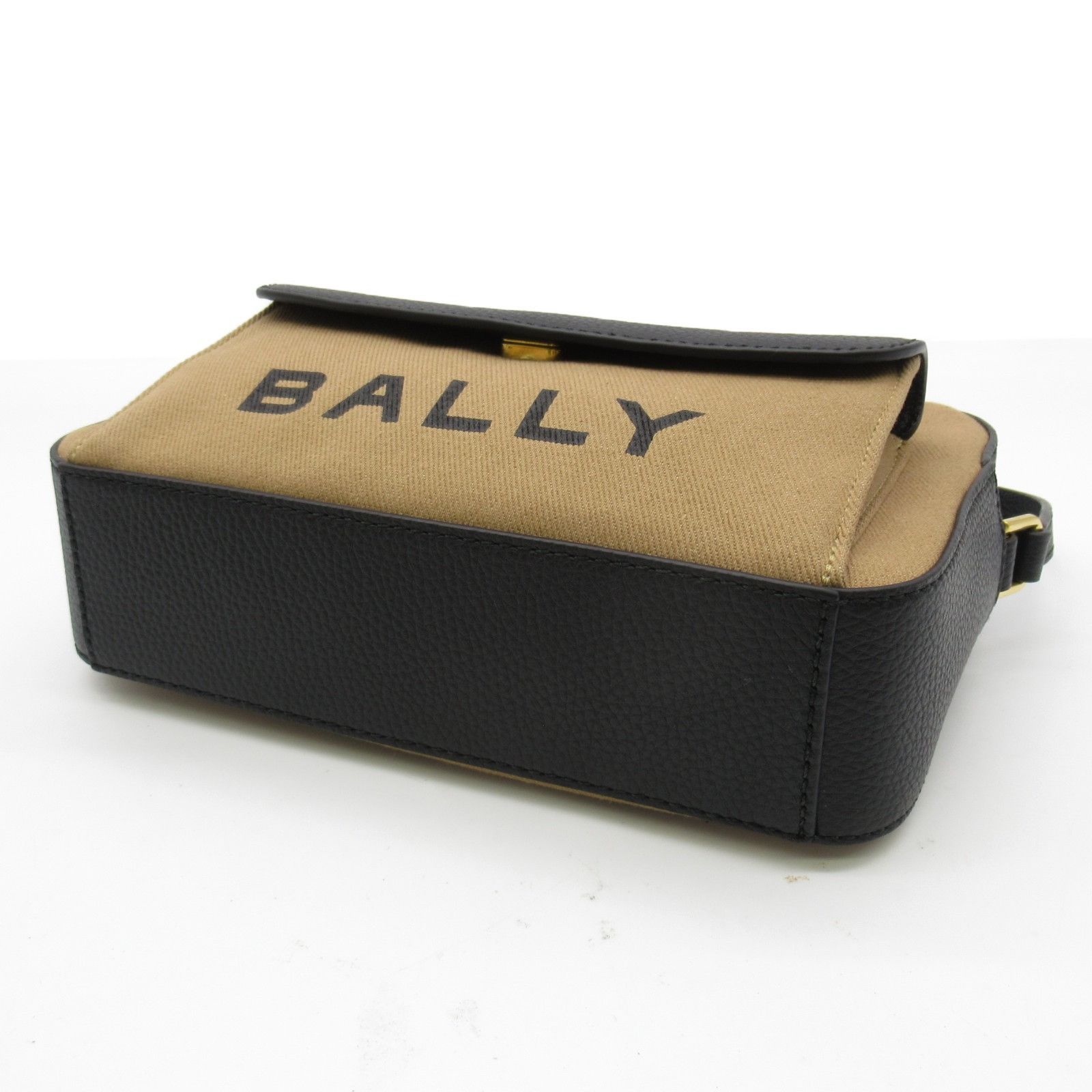 Bally Bally Bar Daniel Shoulder Bag Canvas Shoulder Bag 6304577 in Great Condition Size ONE SIZE - 4 Thumbnail