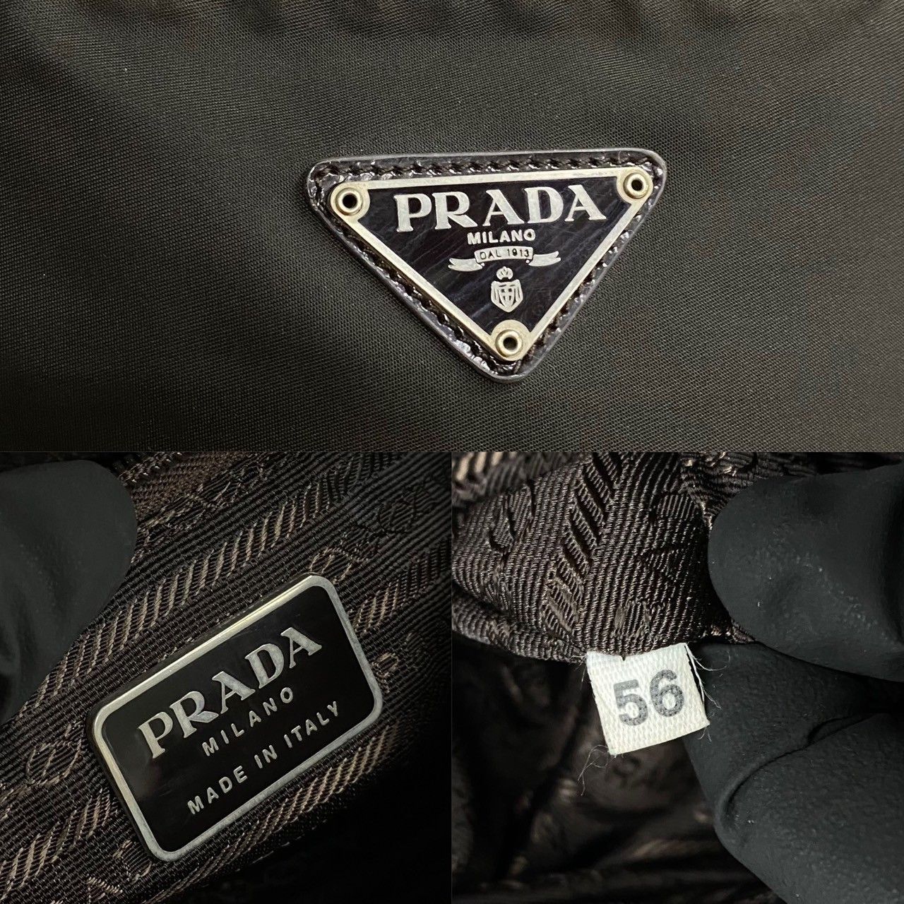 Prada Prada Tessuto Tote Bag Canvas Tote Bag in Very Good Condition Size ONE SIZE - 3 Thumbnail