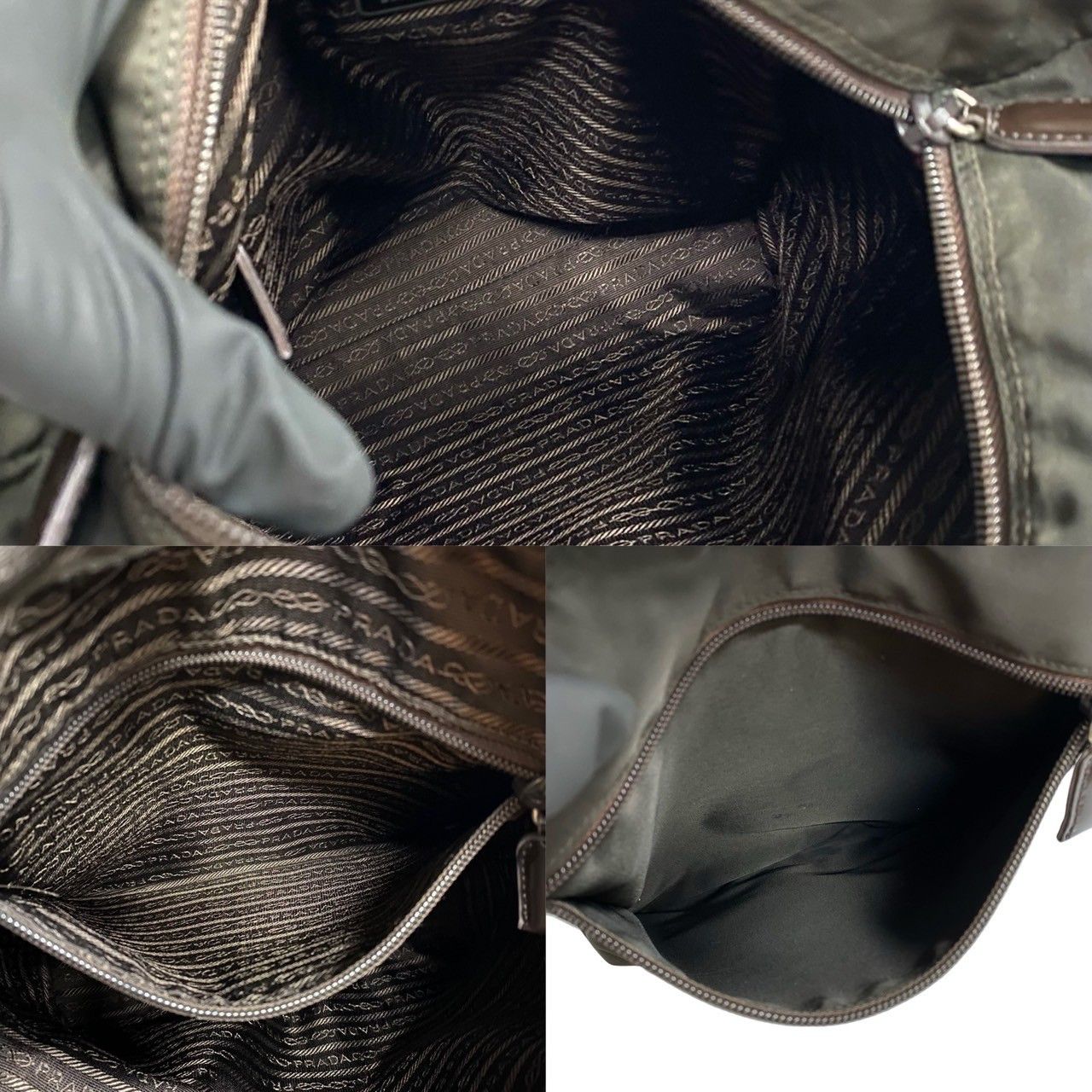 Prada Prada Tessuto Tote Bag Canvas Tote Bag in Very Good Condition Size ONE SIZE - 8 Thumbnail
