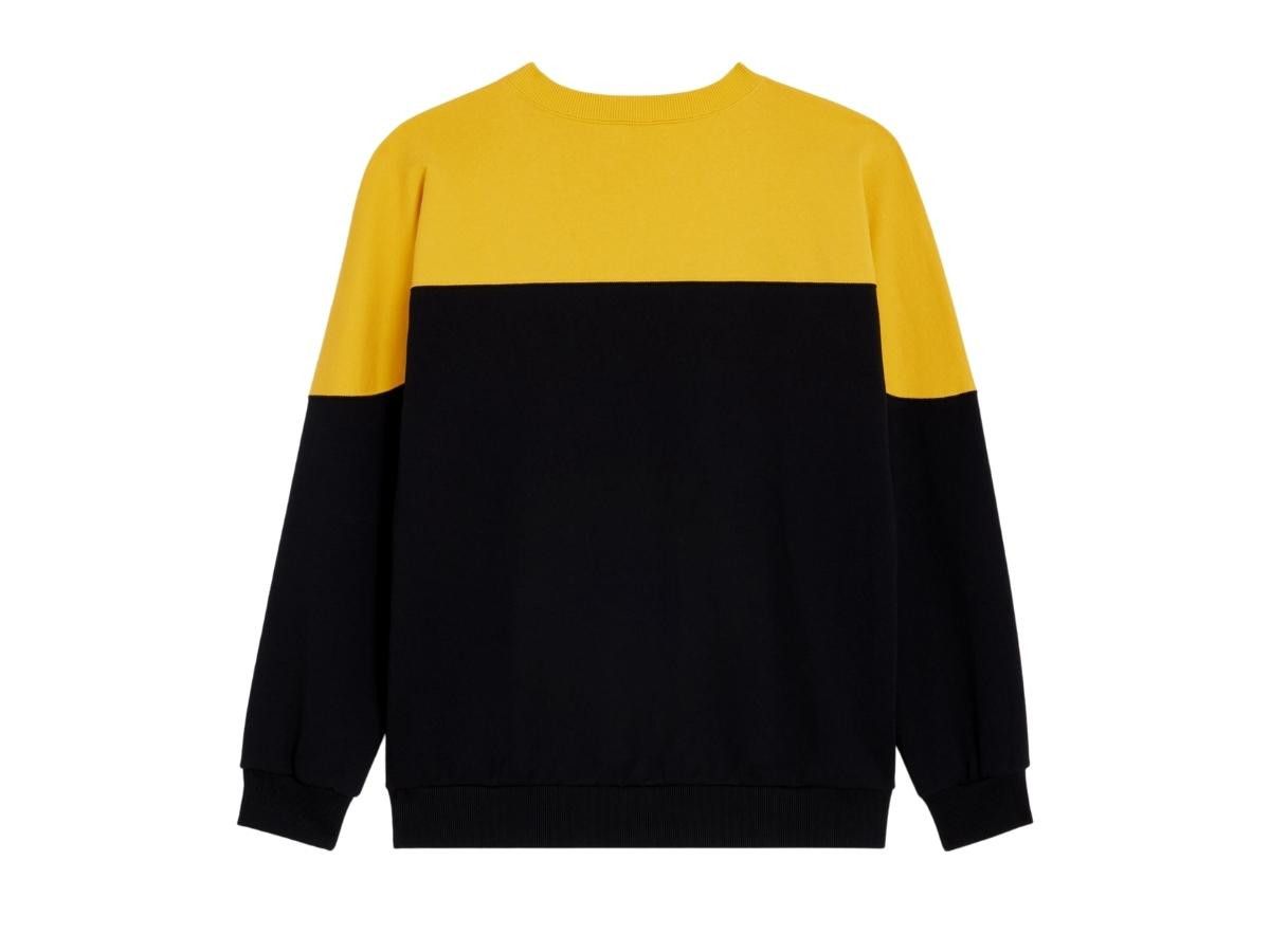 Celine Paris Sweatshirt In Cotton Fleece Black/ Yellow/ White Size US L / EU 52-54 / 3 - 2 Thumbnail