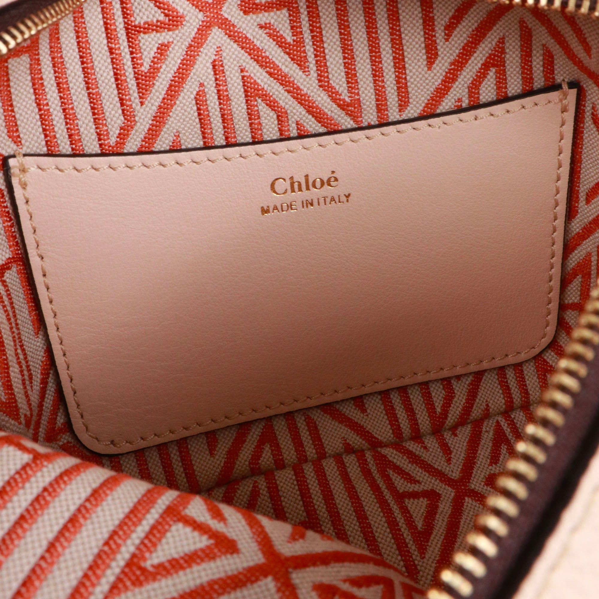 Chloe CHLOÉ - Chloé mini Daria shoulder bag in beige grained leather Size ONE SIZE - 8 Thumbnail