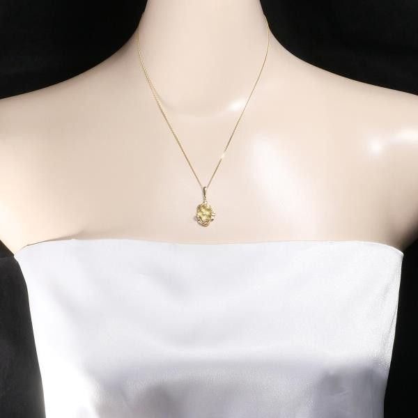 Other Other K18 Yellow Gold Diamond Necklace 40cm Metal Necklace in Excellent Condition Size ONE SIZE - 3 Thumbnail