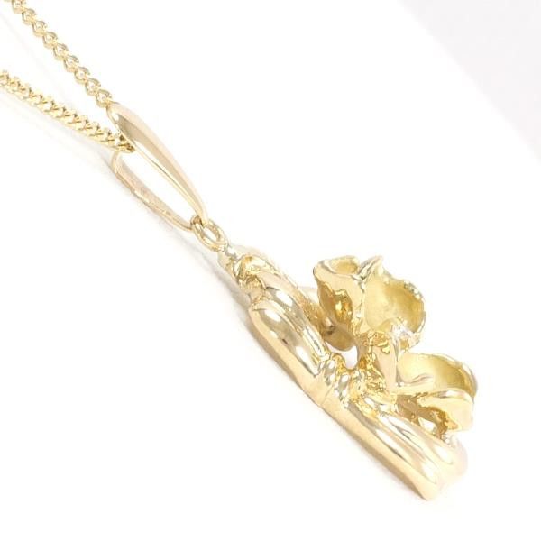Other Other K18 Yellow Gold Diamond Necklace 40cm Metal Necklace in Excellent Condition Size ONE SIZE - 2 Thumbnail