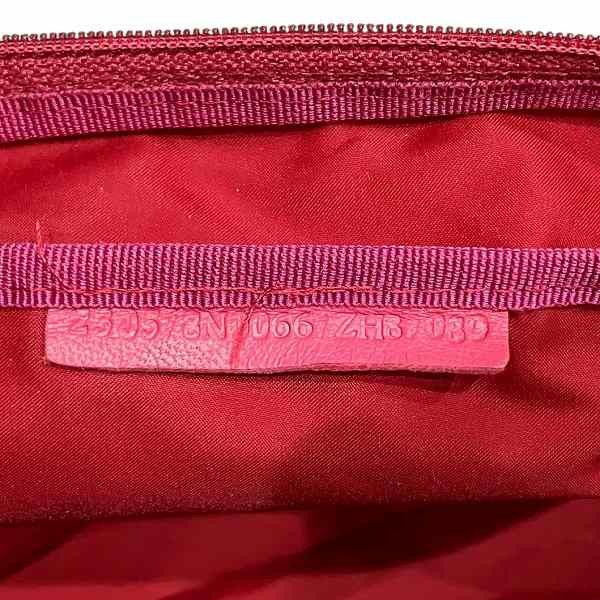 Fendi Fendi Fendi Nylon Zucchino Pouch Pink Canvas Vanity Bag in Good Condition Size ONE SIZE - 9 Thumbnail