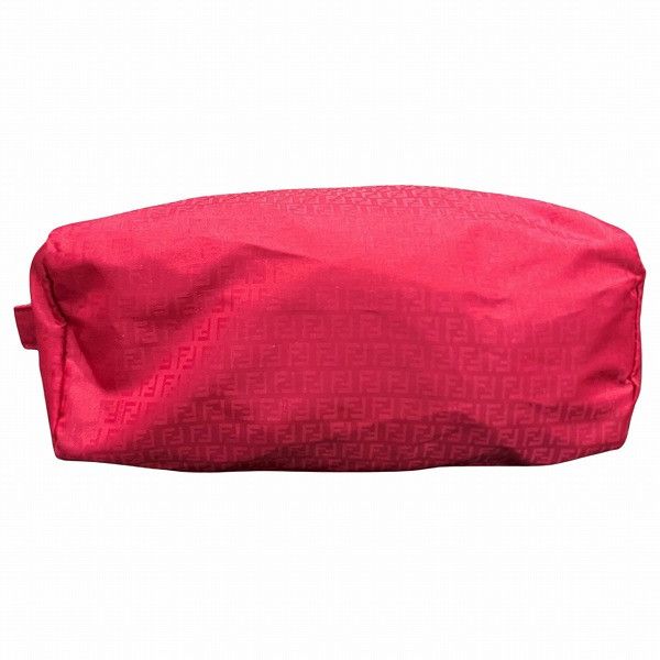 Fendi Fendi Fendi Nylon Zucchino Pouch Pink Canvas Vanity Bag in Good Condition Size ONE SIZE - 3 Thumbnail
