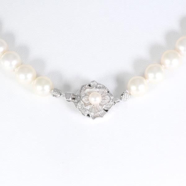 Other LuxUness Silver Akoya Pearl Necklace 44cm Metal Necklace Size ONE SIZE - 5 Thumbnail