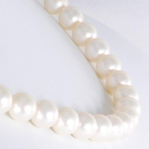 Other LuxUness Silver Akoya Pearl Necklace 44cm Metal Necklace Size ONE SIZE - 2 Thumbnail