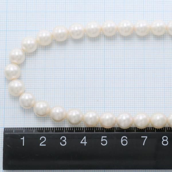 Other LuxUness Silver Akoya Pearl Necklace 44cm Metal Necklace Size ONE SIZE - 4 Thumbnail