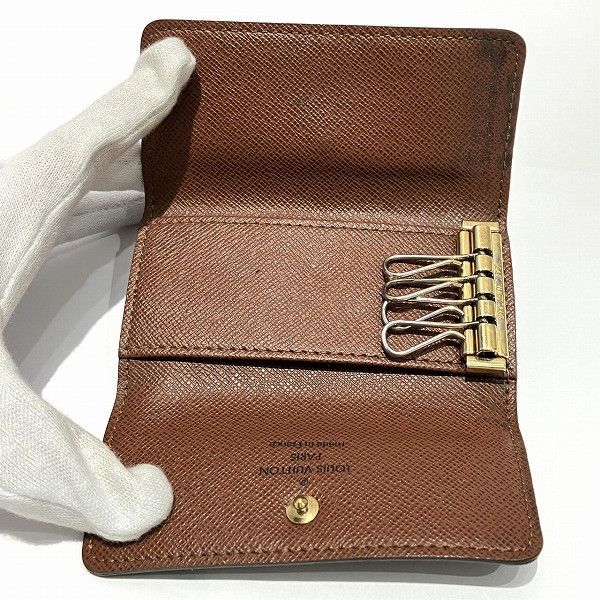 Louis Vuitton Louis Vuitton Louis Vuitton Monogram Key Case M62631 Canvas Key Holder M62631 in Fair Condition Size ONE SIZE - 2 Thumbnail