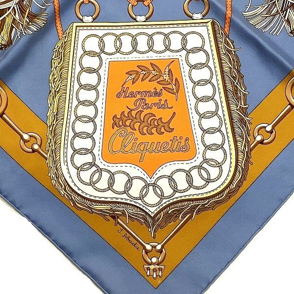 Hermes Hermes Hermes 100% Silk 90cm Carre 90 Crickets Scarf Canvas Scarf in Great Condition Size ONE SIZE - 7 Thumbnail