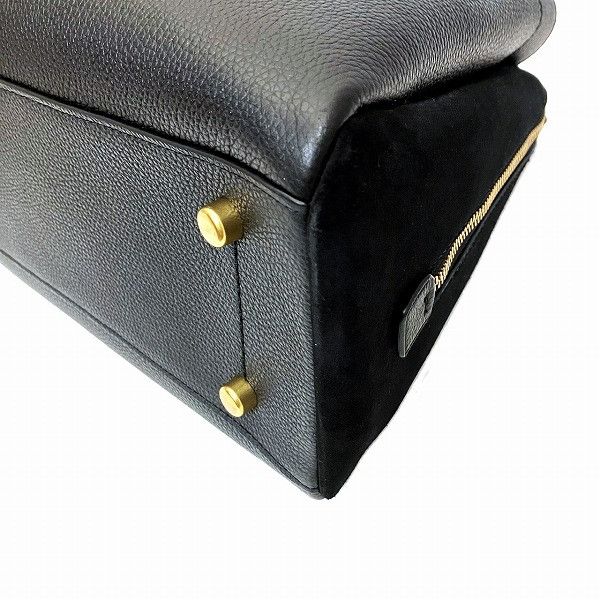 Coach Coach Coach Leather Suede Laura Carryall Tote Bag 89486 Leather Tote Bag 89486 in Good Condition Size ONE SIZE - 4 Thumbnail