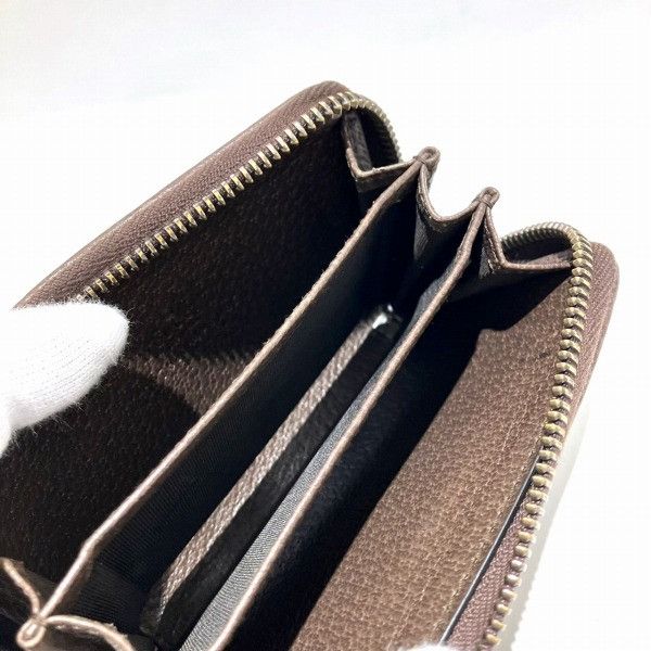 Gucci Gucci Gucci Ophidia Coin Case Brown Leather Trim Leather Coin Case 597613 Size ONE SIZE - 3 Thumbnail