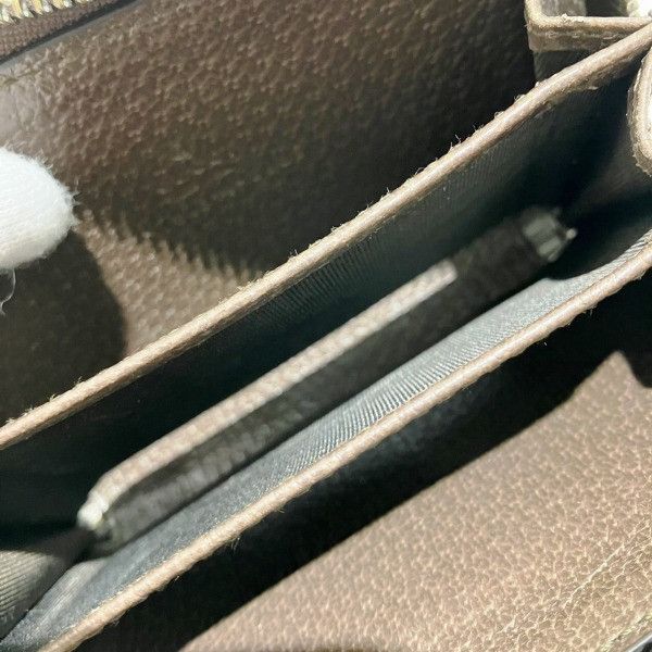 Gucci Gucci Gucci Ophidia Coin Case Brown Leather Trim Leather Coin Case 597613 Size ONE SIZE - 6 Thumbnail