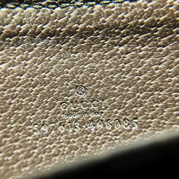 Gucci Gucci Gucci Ophidia Coin Case Brown Leather Trim Leather Coin Case 597613 Size ONE SIZE - 5 Thumbnail