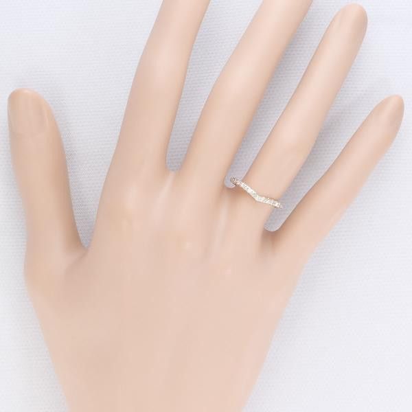 Other Other K10 Yellow Gold Diamond Ring 7.5 Metal Ring in Great Condition Size ONE SIZE - 3 Thumbnail