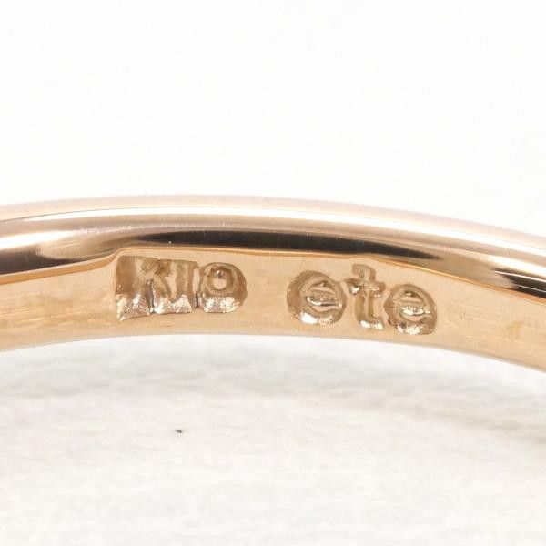 Other Other K10 Pink Gold Diamond Ring Size 9 Metal Ring in Excellent Condition Size ONE SIZE - 6 Thumbnail