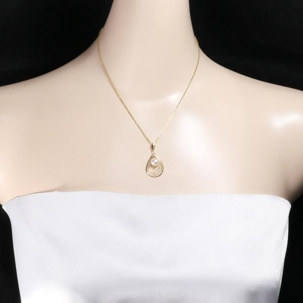 Other Other K18 Yellow Gold Pearl Necklace 38cm Metal Necklace in Great Condition Size ONE SIZE - 3 Thumbnail