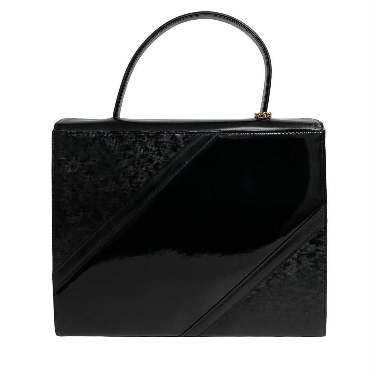 Yves Saint Laurent Yves Saint Laurent Patent Leather Top Handle Bag Leather Handbag in Very Good Condition Size ONE SIZE - 4 Thumbnail