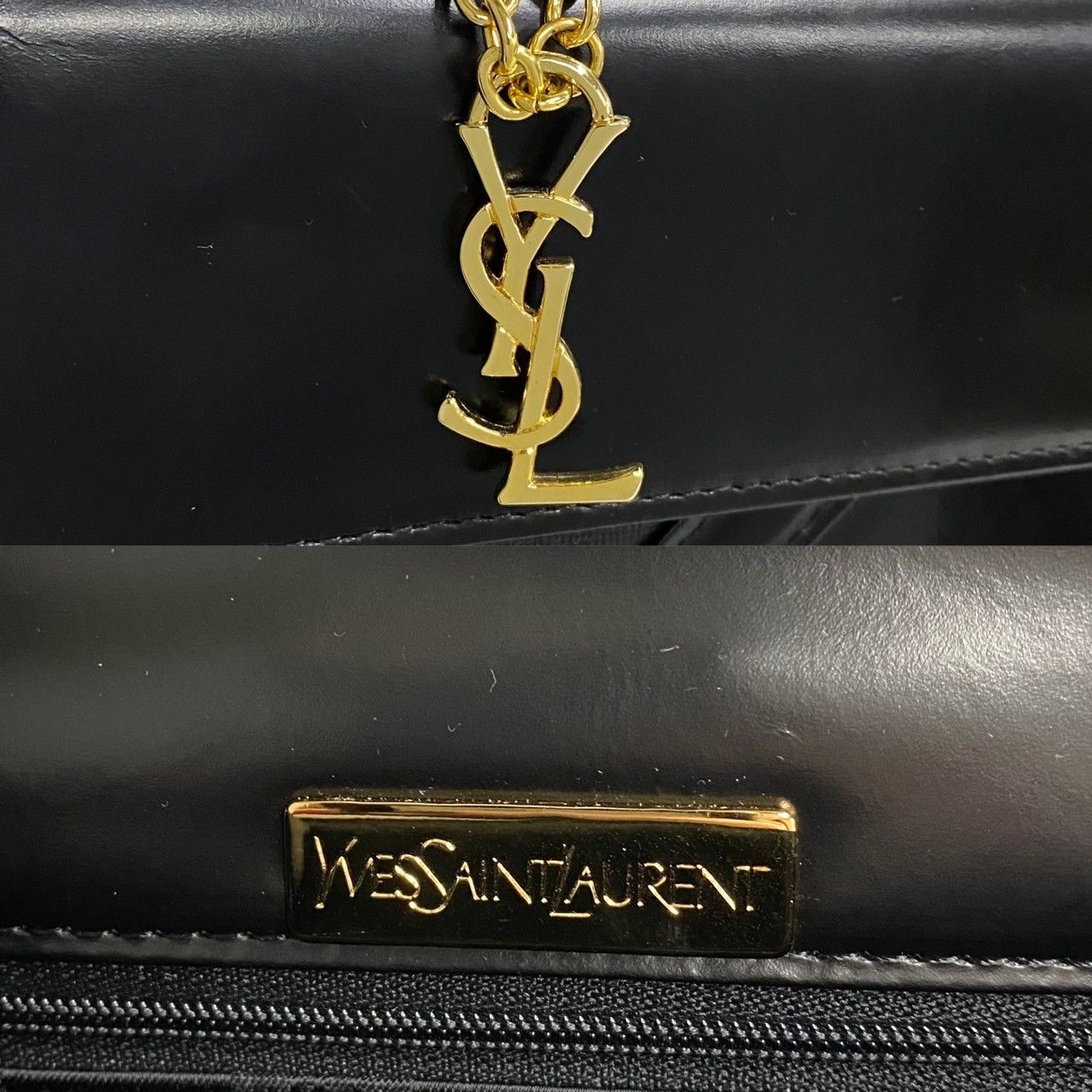Yves Saint Laurent Yves Saint Laurent Patent Leather Top Handle Bag Leather Handbag in Very Good Condition Size ONE SIZE - 3 Thumbnail