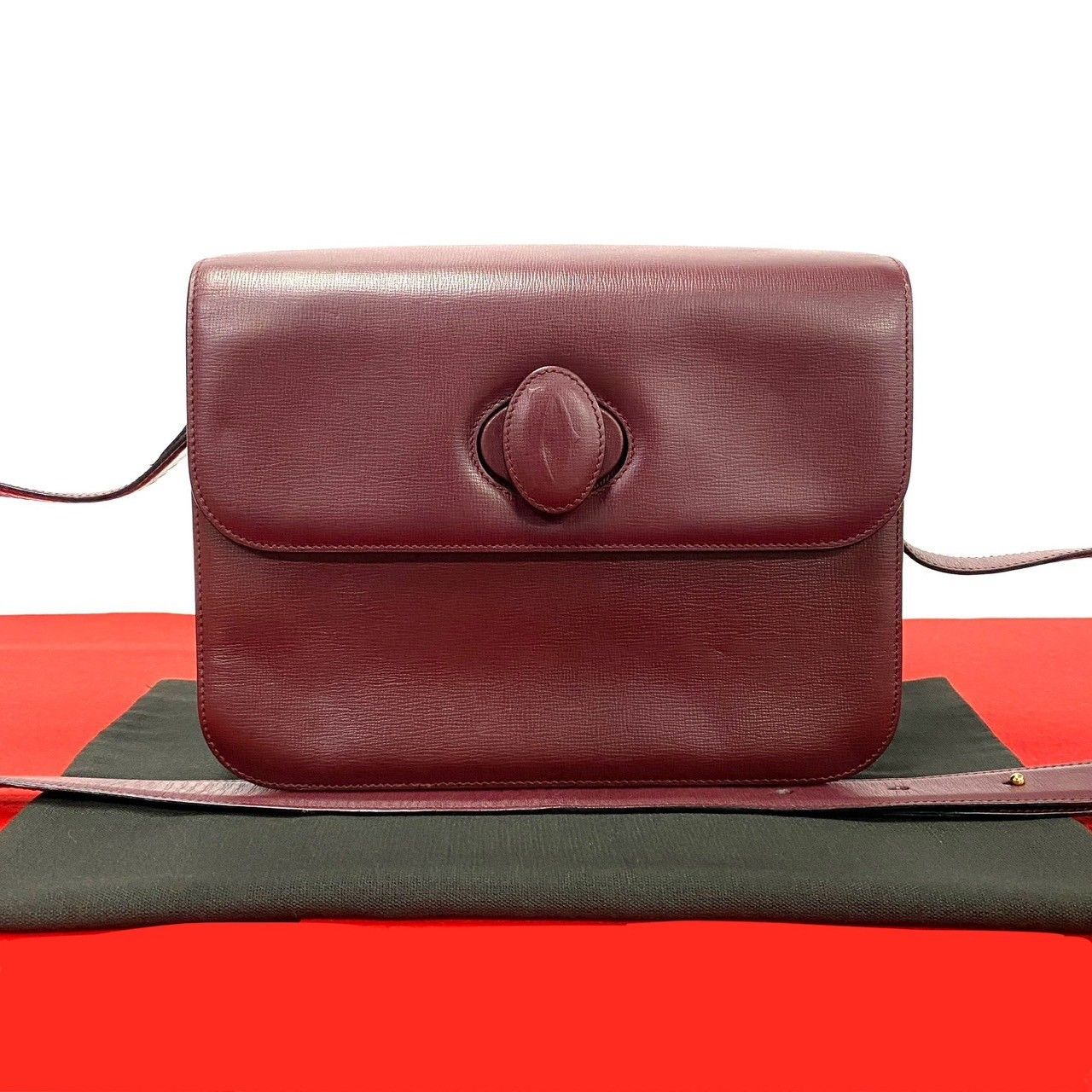 Cartier Cartier Must Line Leather Crossbody Bag Leather Crossbody Bag in Very Good Condition Size ONE SIZE - 9 Thumbnail
