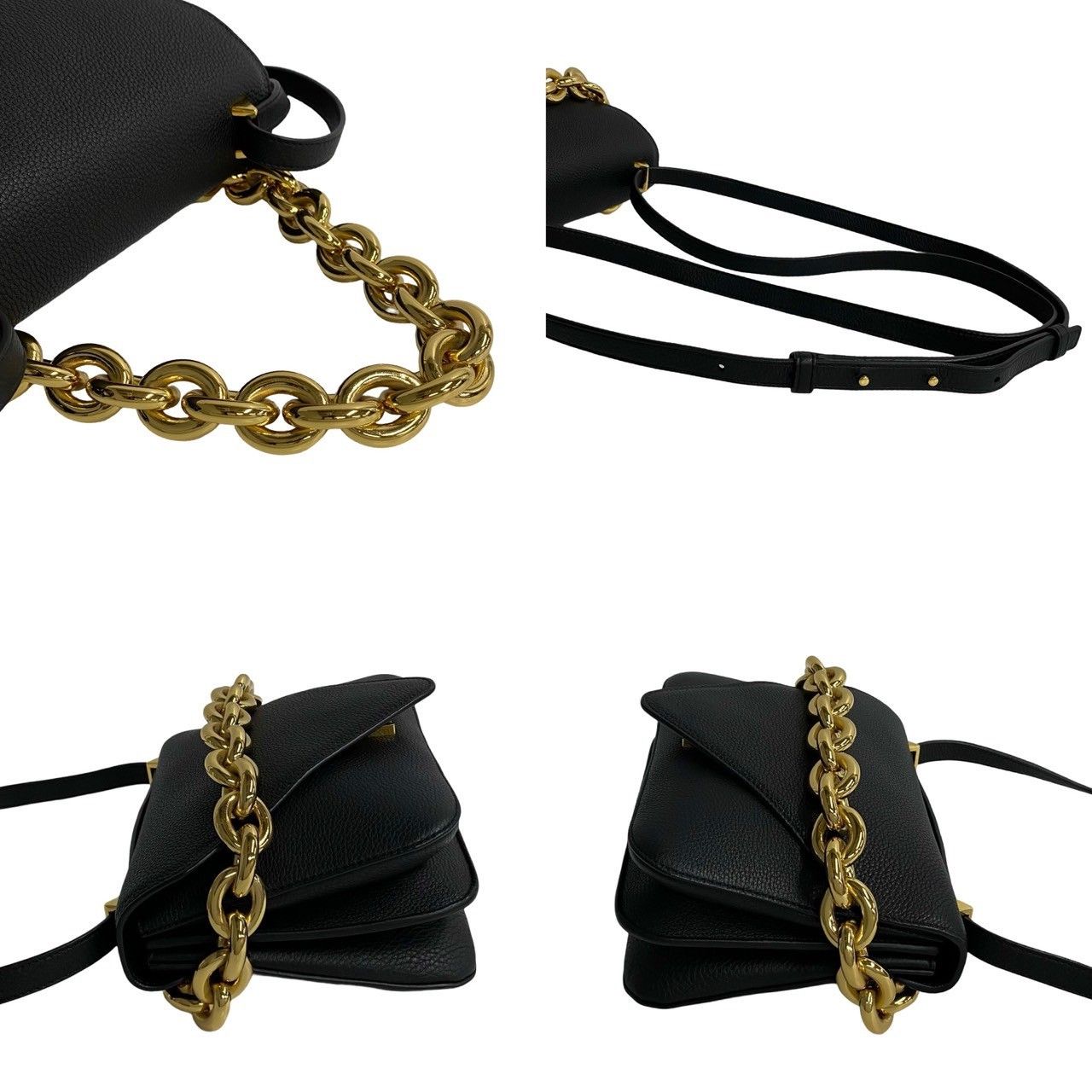 Bottega Veneta Bottega Veneta Leather Envelop Chain Crossbody Bag Leather Crossbody Bag in Great Condition Size ONE SIZE - 5 Thumbnail