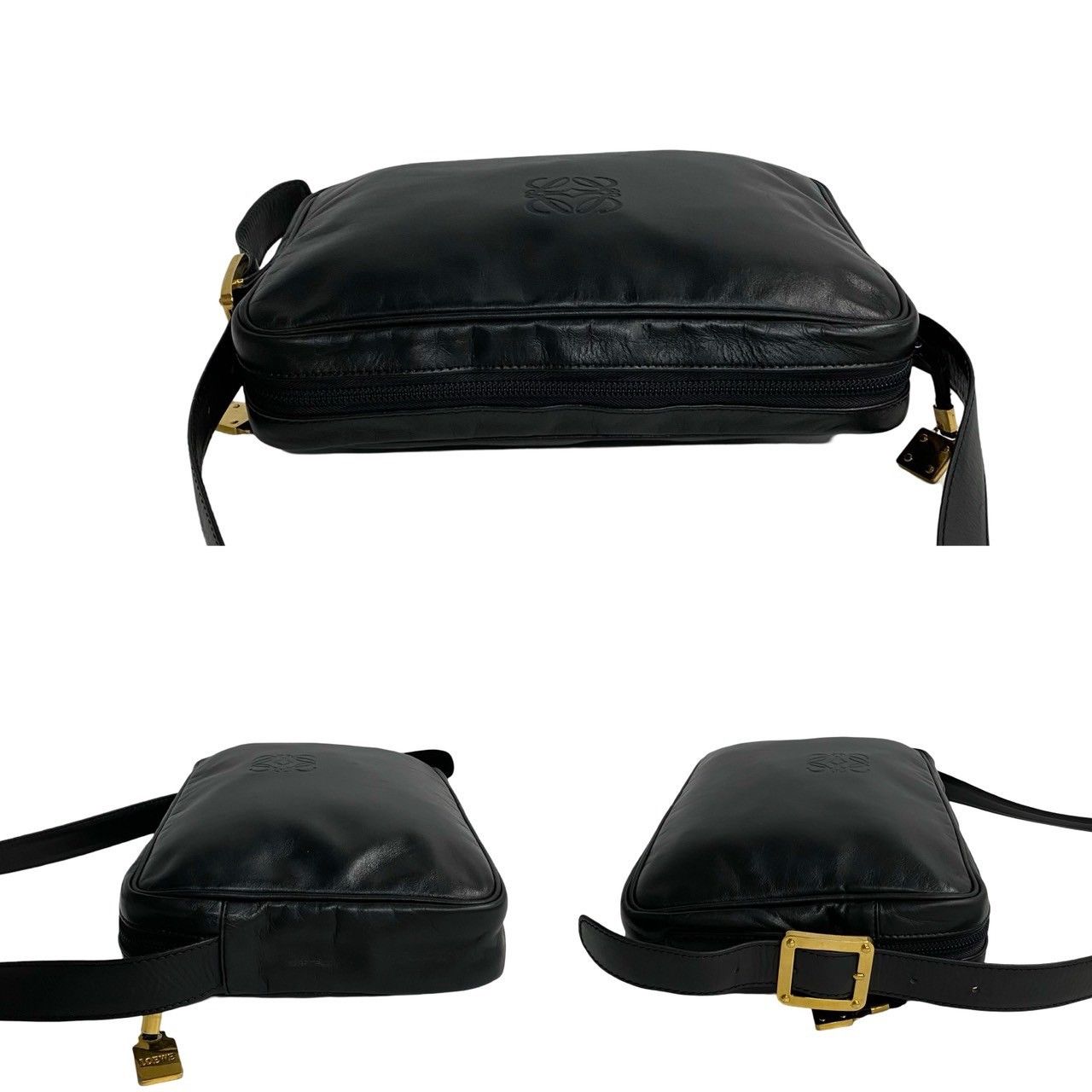 Loewe Loewe Anagram Crossbody Bag Leather Crossbody Bag in Very Good Condition Size ONE SIZE - 5 Thumbnail