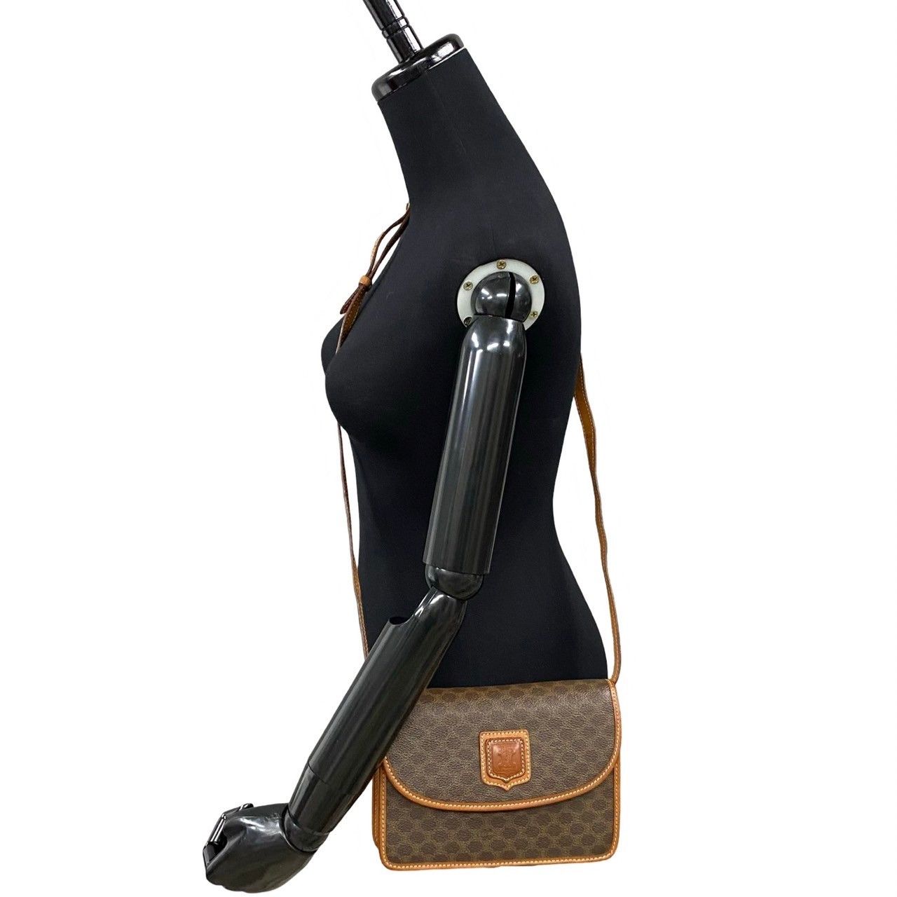 Celine Celine Macadam Crossbody Bag Canvas Crossbody Bag in Very Good Condition Size ONE SIZE - 2 Thumbnail