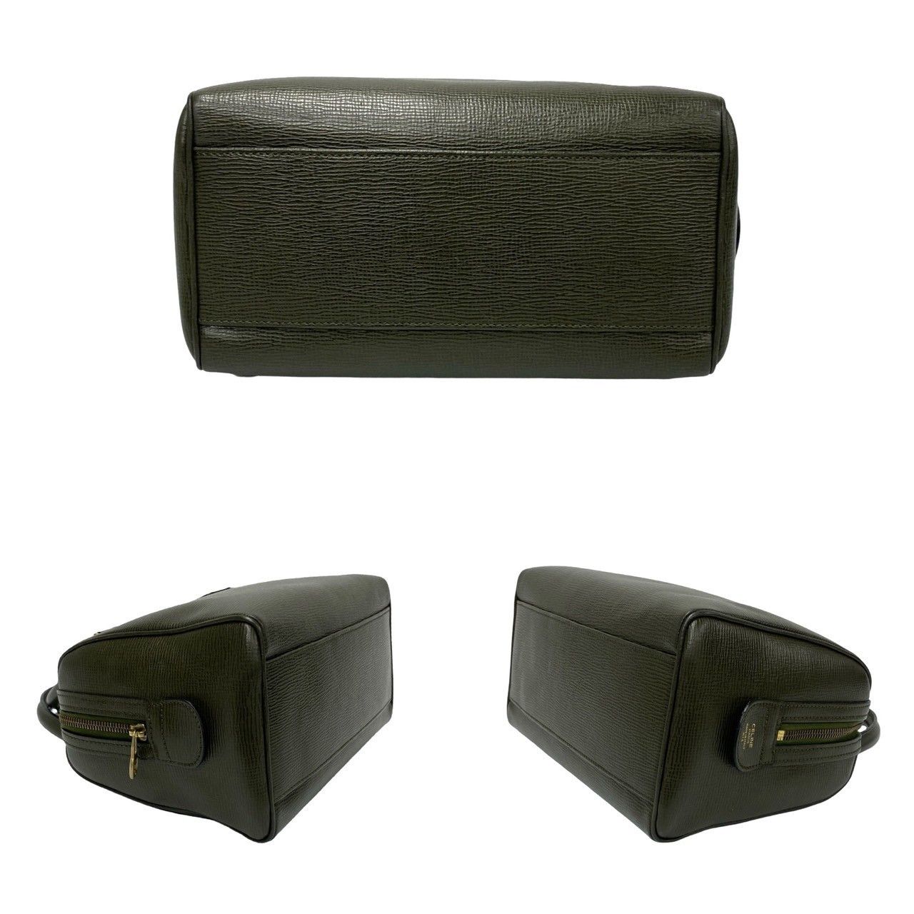 Celine Celine Triomphe Boston Bag Leather Handbag in Very Good Condition Size ONE SIZE - 6 Thumbnail