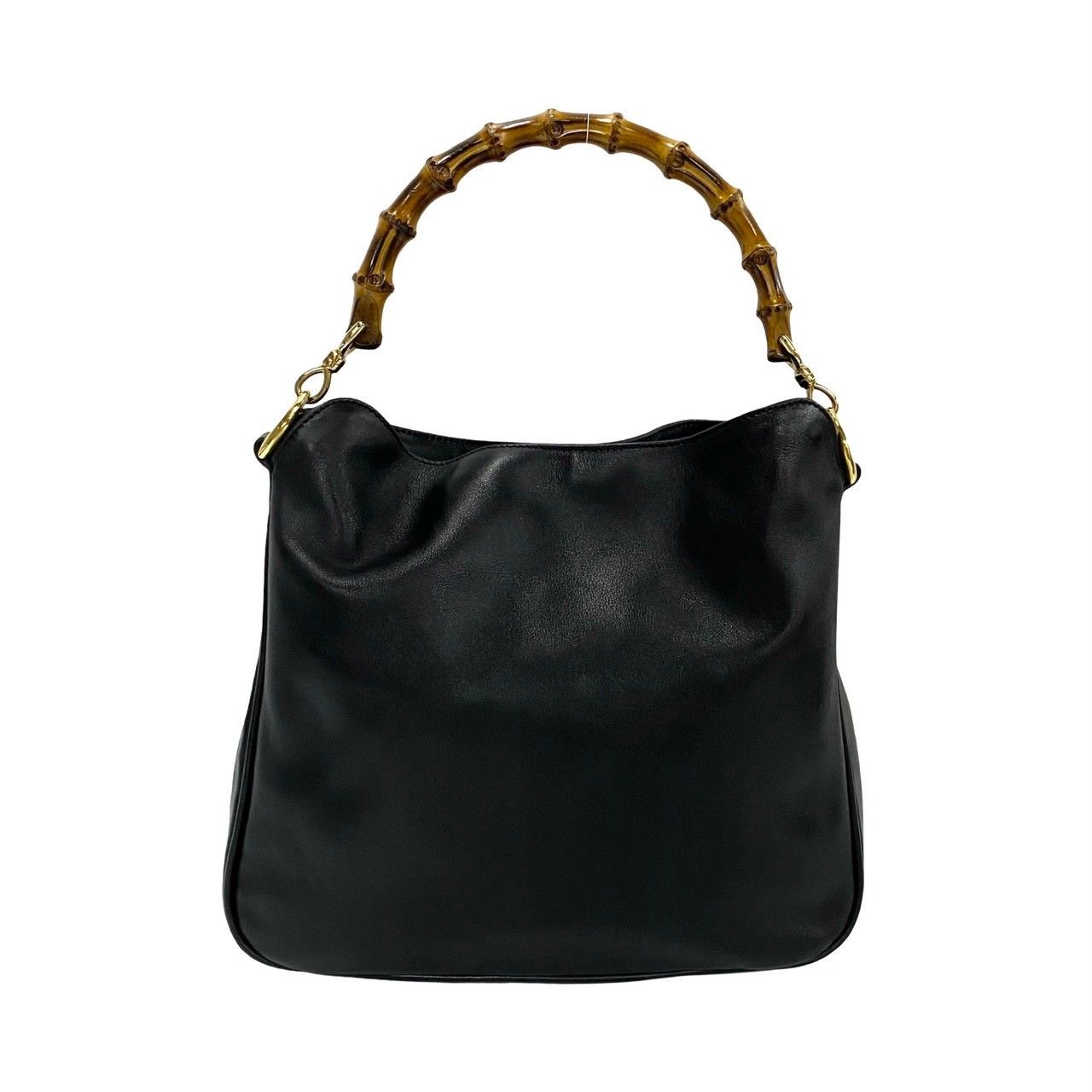 Gucci Gucci Leather Bamboo Tote Bag Leather Tote Bag in Very Good Condition Size ONE SIZE - 4 Thumbnail