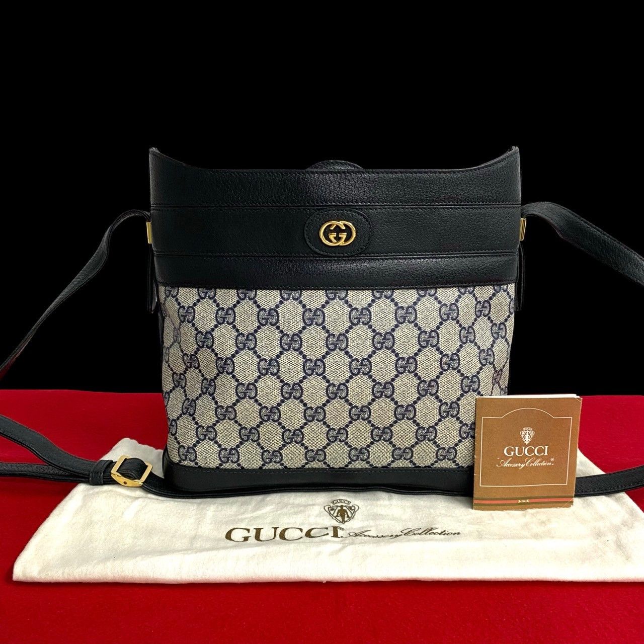 Gucci Gucci GG Canvas Crossbody Bag Leather Crossbody Bag in Very Good Condition Size ONE SIZE - 10 Thumbnail