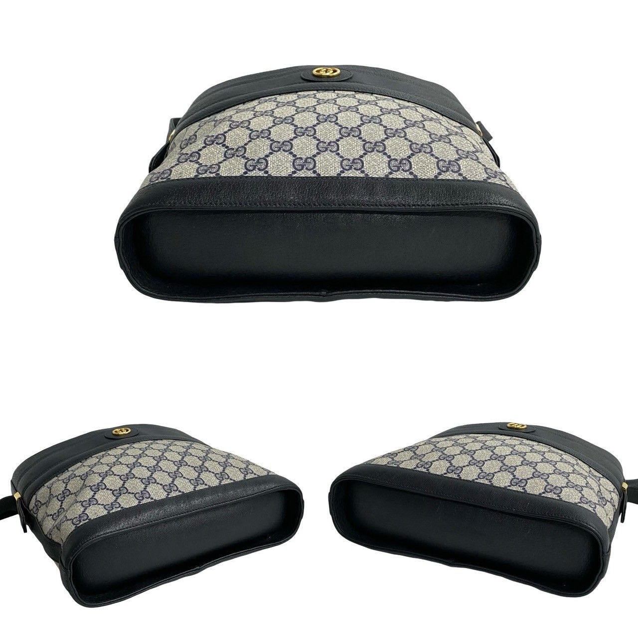 Gucci Gucci GG Canvas Crossbody Bag Leather Crossbody Bag in Very Good Condition Size ONE SIZE - 6 Thumbnail