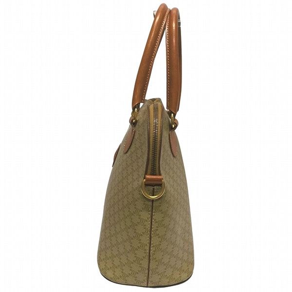 Celine Celine Celine Macadam Beige Handbag Tote Bag Canvas Tote Bag in Good Condition Size ONE SIZE - 3 Thumbnail