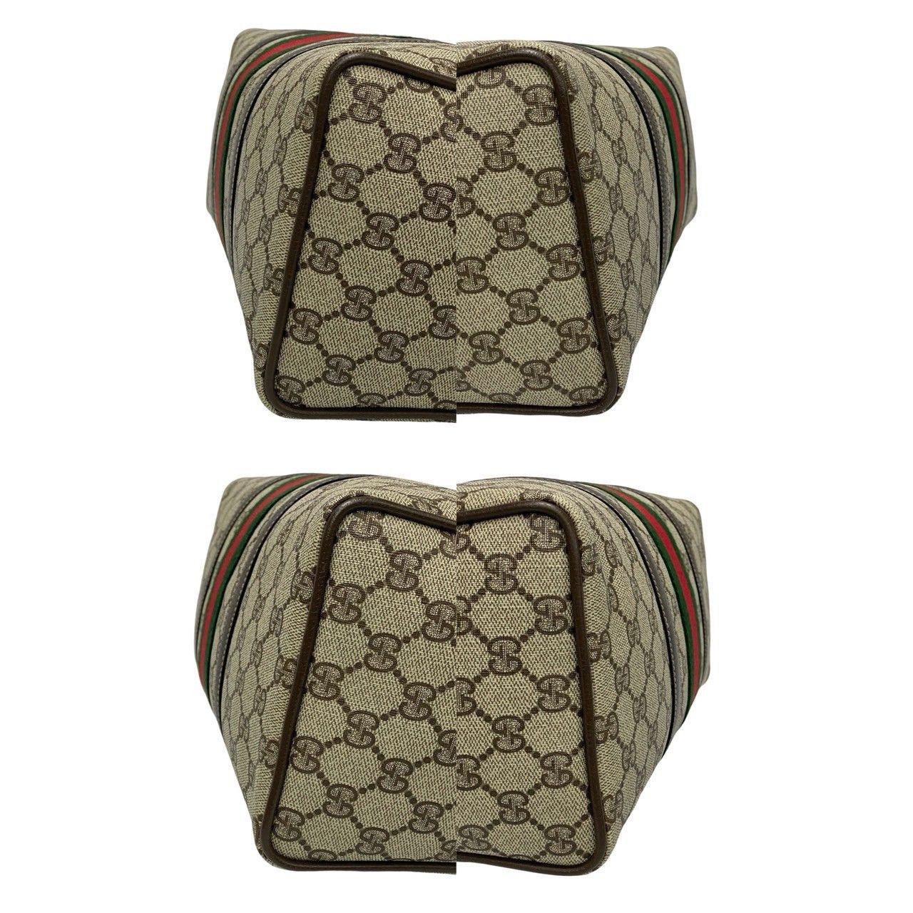 Gucci Gucci GG Supreme Ophidia Boston Bag Canvas Handbag in Very Good Condition Size ONE SIZE - 7 Thumbnail