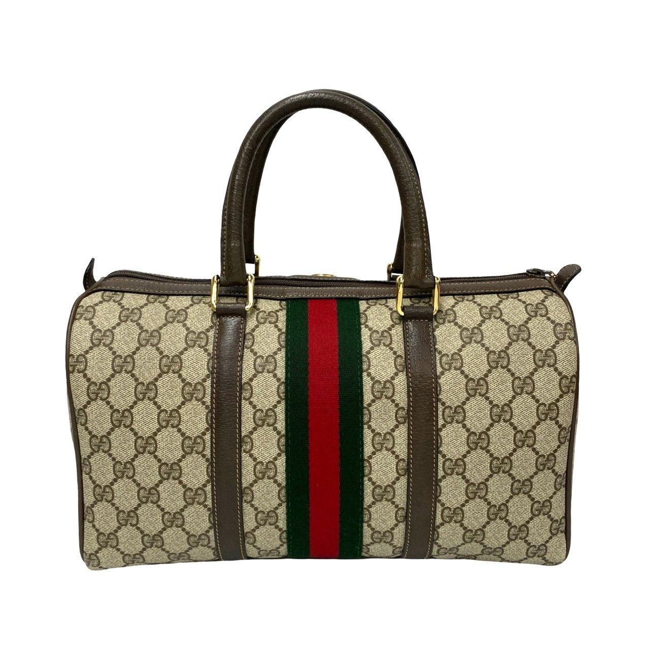 Gucci Gucci GG Supreme Ophidia Boston Bag Canvas Handbag in Very Good Condition Size ONE SIZE - 4 Thumbnail