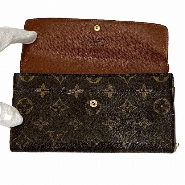 Louis Vuitton Louis Vuitton Louis Vuitton Monogram Portefeuille Sarah Long Wallet M61734 Canvas Long Wallet M61734 in Fair Condition Size ONE SIZE - 2 Thumbnail