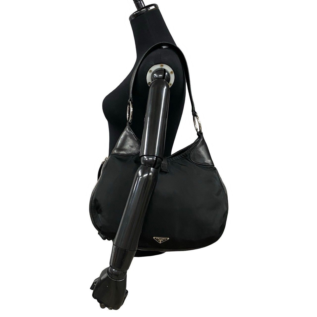 Prada Prada Tessuto Shoulder Bag Canvas Crossbody Bag in Very Good Condition Size ONE SIZE - 2 Thumbnail