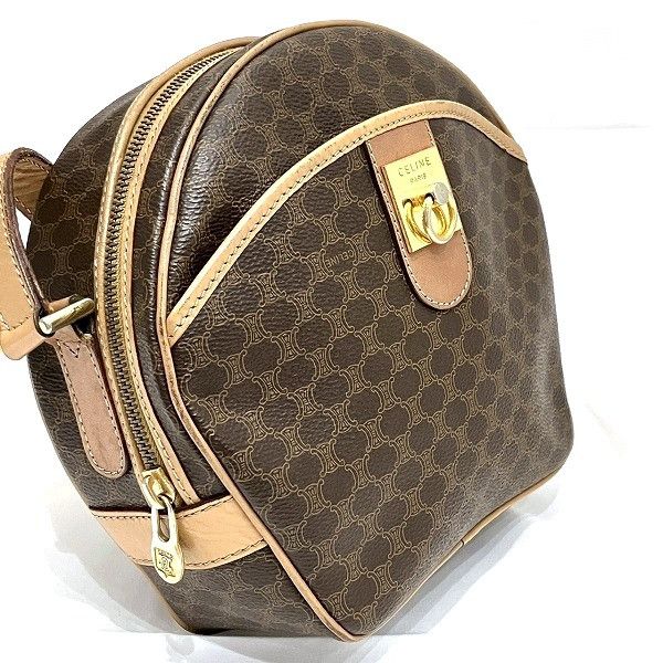 Celine Celine Celine Macadam M14 Leather Shoulder Bag Leather Crossbody Bag in Good Condition Size ONE SIZE - 7 Thumbnail
