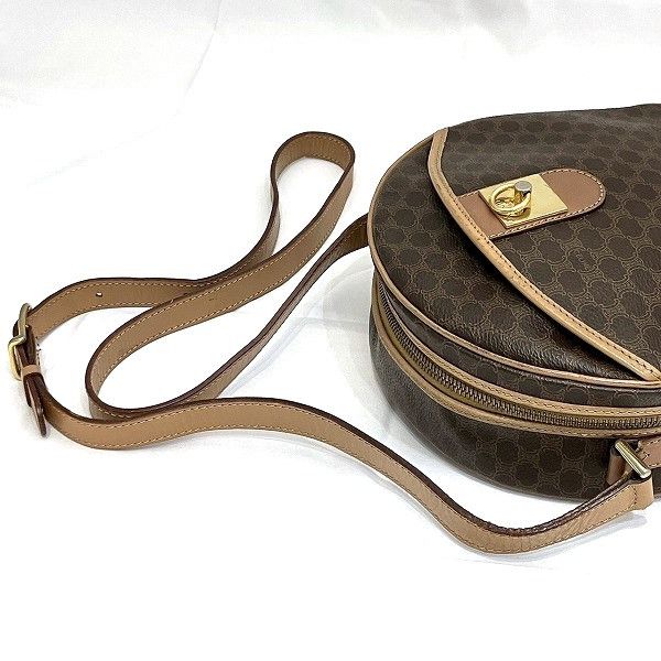 Celine Celine Celine Macadam M14 Leather Shoulder Bag Leather Crossbody Bag in Good Condition Size ONE SIZE - 9 Thumbnail