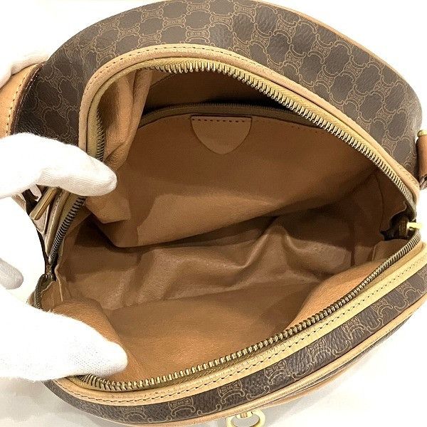 Celine Celine Celine Macadam M14 Leather Shoulder Bag Leather Crossbody Bag in Good Condition Size ONE SIZE - 6 Thumbnail