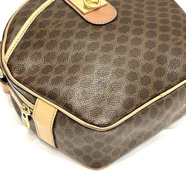 Celine Celine Celine Macadam M14 Leather Shoulder Bag Leather Crossbody Bag in Good Condition Size ONE SIZE - 4 Thumbnail
