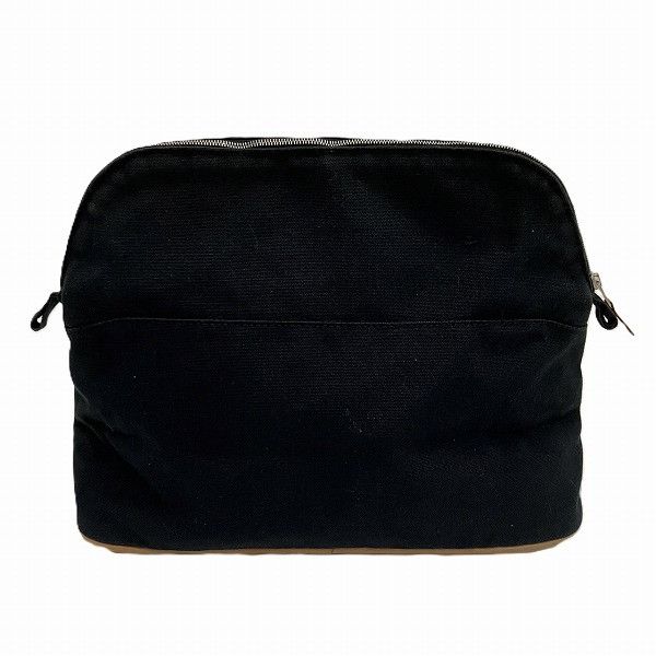 Hermes Hermes Hermes Bolide Pouch 30 Canvas Cosmetic Bag Canvas Vanity Bag in Good Condition Size ONE SIZE - 2 Thumbnail