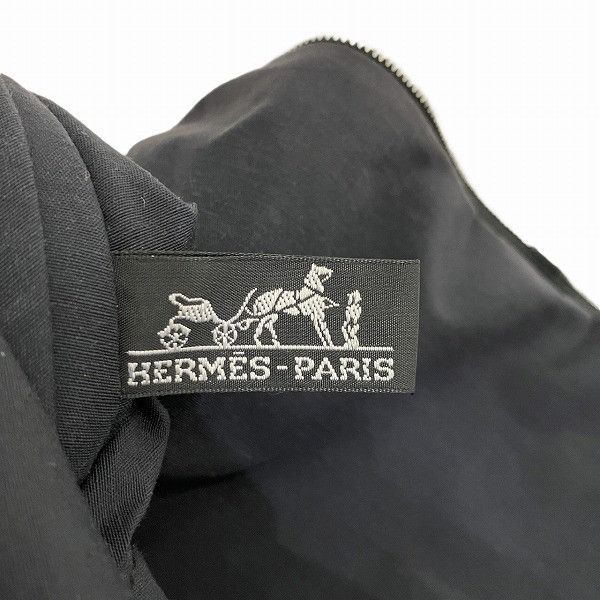 Hermes Hermes Hermes Bolide Pouch 30 Canvas Cosmetic Bag Canvas Vanity Bag in Good Condition Size ONE SIZE - 5 Thumbnail