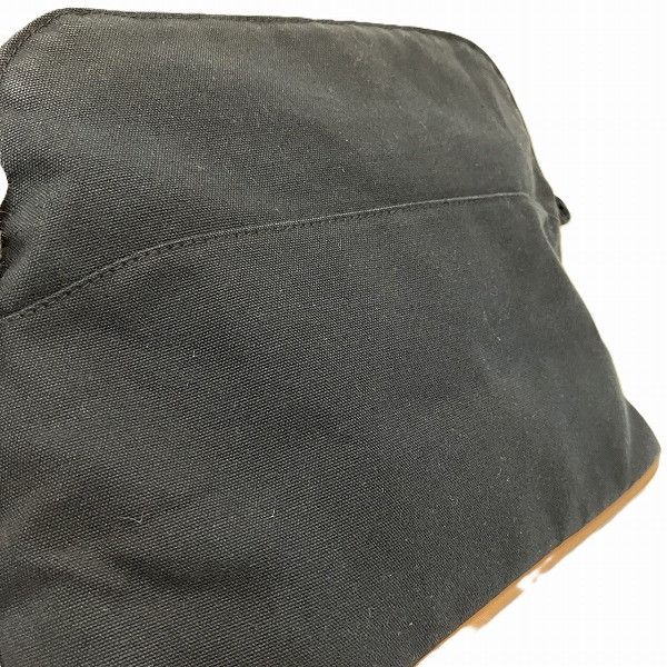 Hermes Hermes Hermes Bolide Pouch 30 Canvas Cosmetic Bag Canvas Vanity Bag in Good Condition Size ONE SIZE - 9 Thumbnail