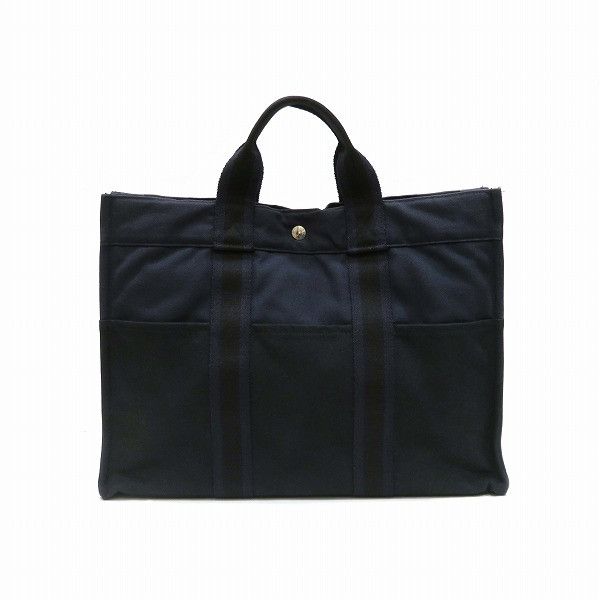 Hermes Hermes Hermes Canvas Fourre Tout MM Tote Bag Canvas Tote Bag in Good Condition Size ONE SIZE - 2 Thumbnail