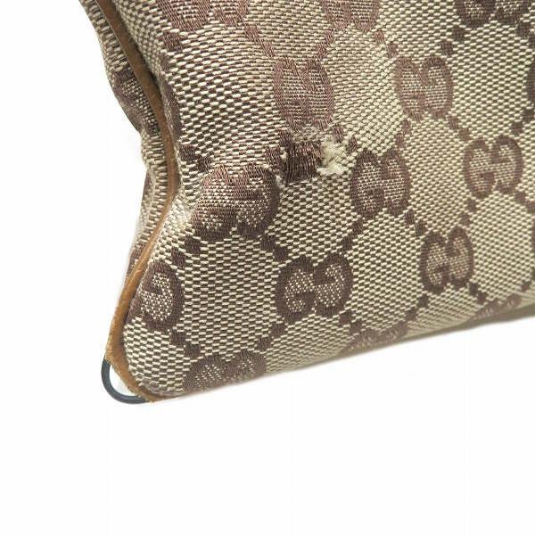 Gucci Gucci Gucci GG Canvas Leather Shoulder Bag 113013 Canvas Crossbody Bag 113013 in Good Condition Size ONE SIZE - 7 Thumbnail