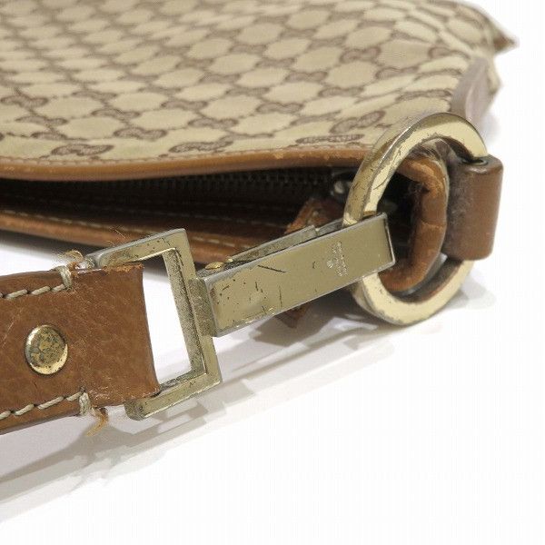 Gucci Gucci Gucci GG Canvas Leather Shoulder Bag 113013 Canvas Crossbody Bag 113013 in Good Condition Size ONE SIZE - 8 Thumbnail
