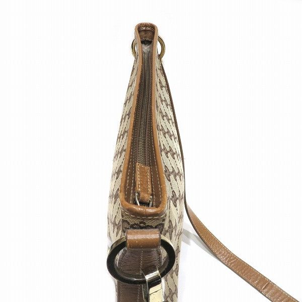 Gucci Gucci Gucci GG Canvas Leather Shoulder Bag 113013 Canvas Crossbody Bag 113013 in Good Condition Size ONE SIZE - 4 Thumbnail