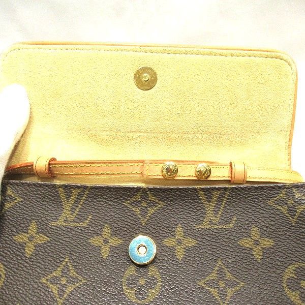 Louis Vuitton Louis Vuitton Louis Vuitton Monogram Pochette Twin PM Shoulder Bag M51854 Canvas Crossbody Bag M51854 in Good Condition Size ONE SIZE - 7 Thumbnail