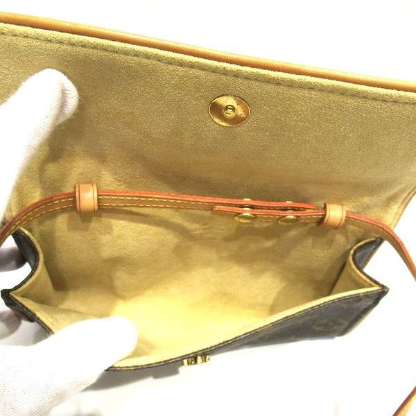 Louis Vuitton Louis Vuitton Louis Vuitton Monogram Pochette Twin PM Shoulder Bag M51854 Canvas Crossbody Bag M51854 in Good Condition Size ONE SIZE - 6 Thumbnail
